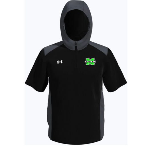 Madison County Packers Under Armour Men's Command Short Sleeve Hoodie