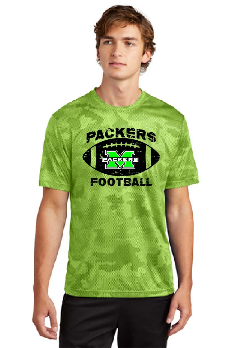 Short Sleeve Distressed Packers CamoHex Tee