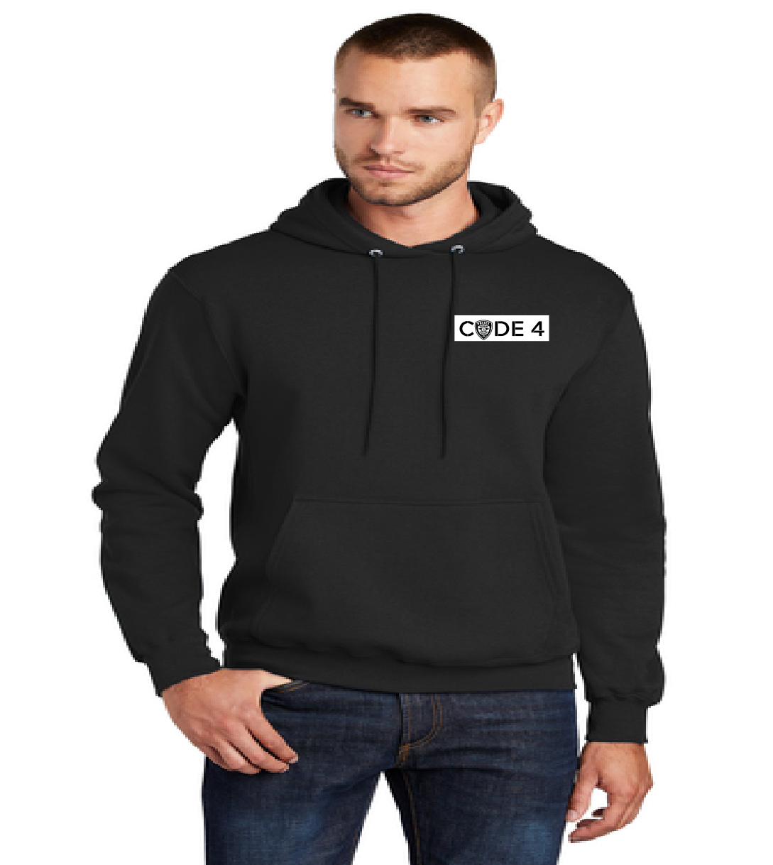 Unisex Port & Company® Core Fleece Pullover Hooded Sweatshirt