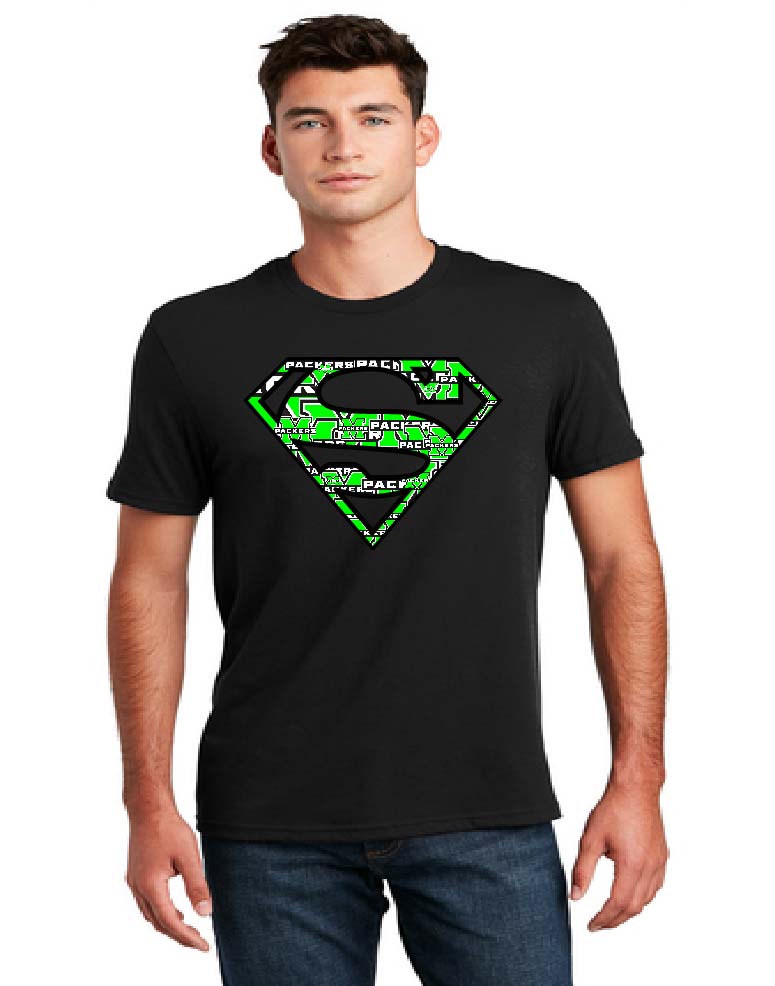 Unisex District Soft Cotton Superman Packers Tee